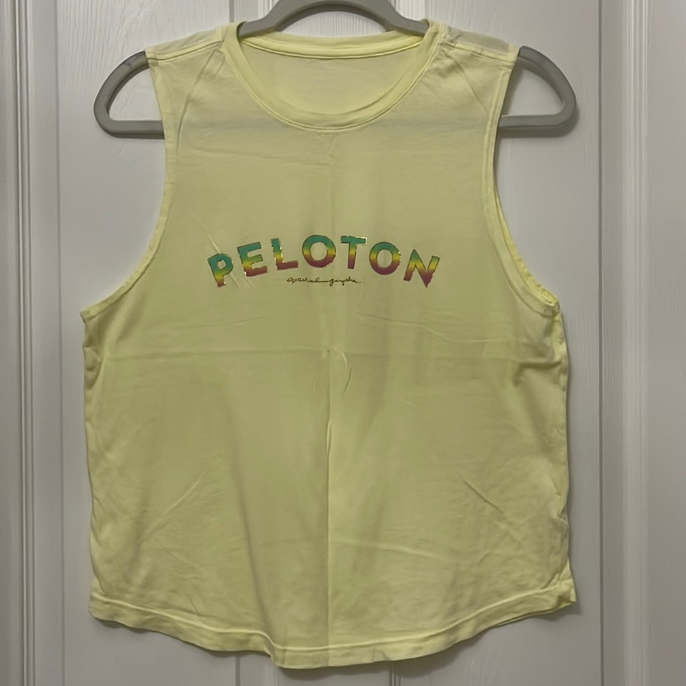 Peloton x Spiritual Gangster Rainbow Muscle Tank 💛